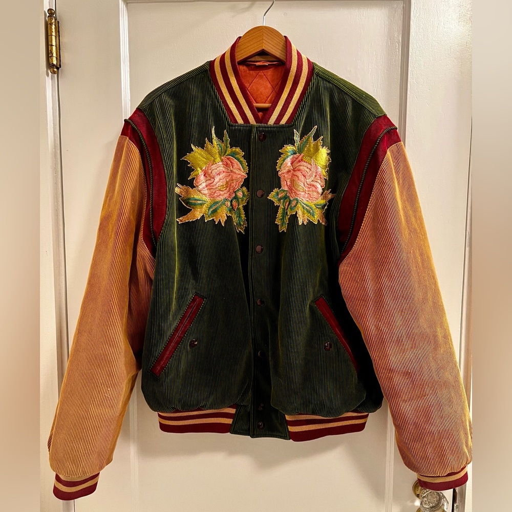 Gucci - Men’s Modern Future corduroy varsity jacket.